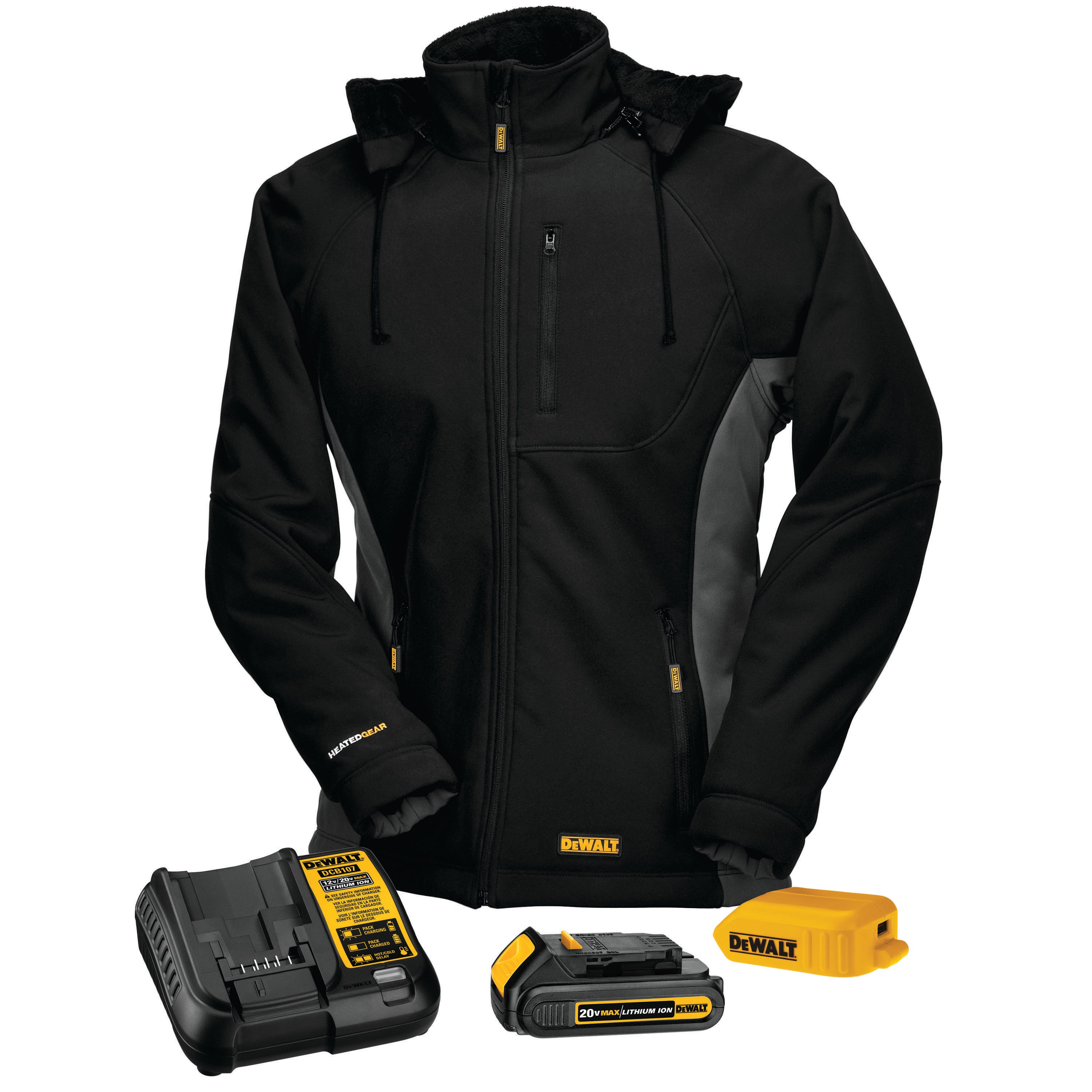 DEWALT Women's Heated Soft Shell Coat Kitted-eSafety Supplies, Inc