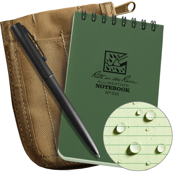 3X5 Kit - Green Book / Tan Cover-eSafety Supplies, Inc