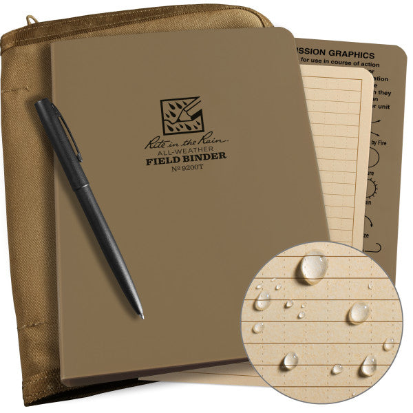 Binder Kit - Tan Binder / Tan Cover-eSafety Supplies, Inc