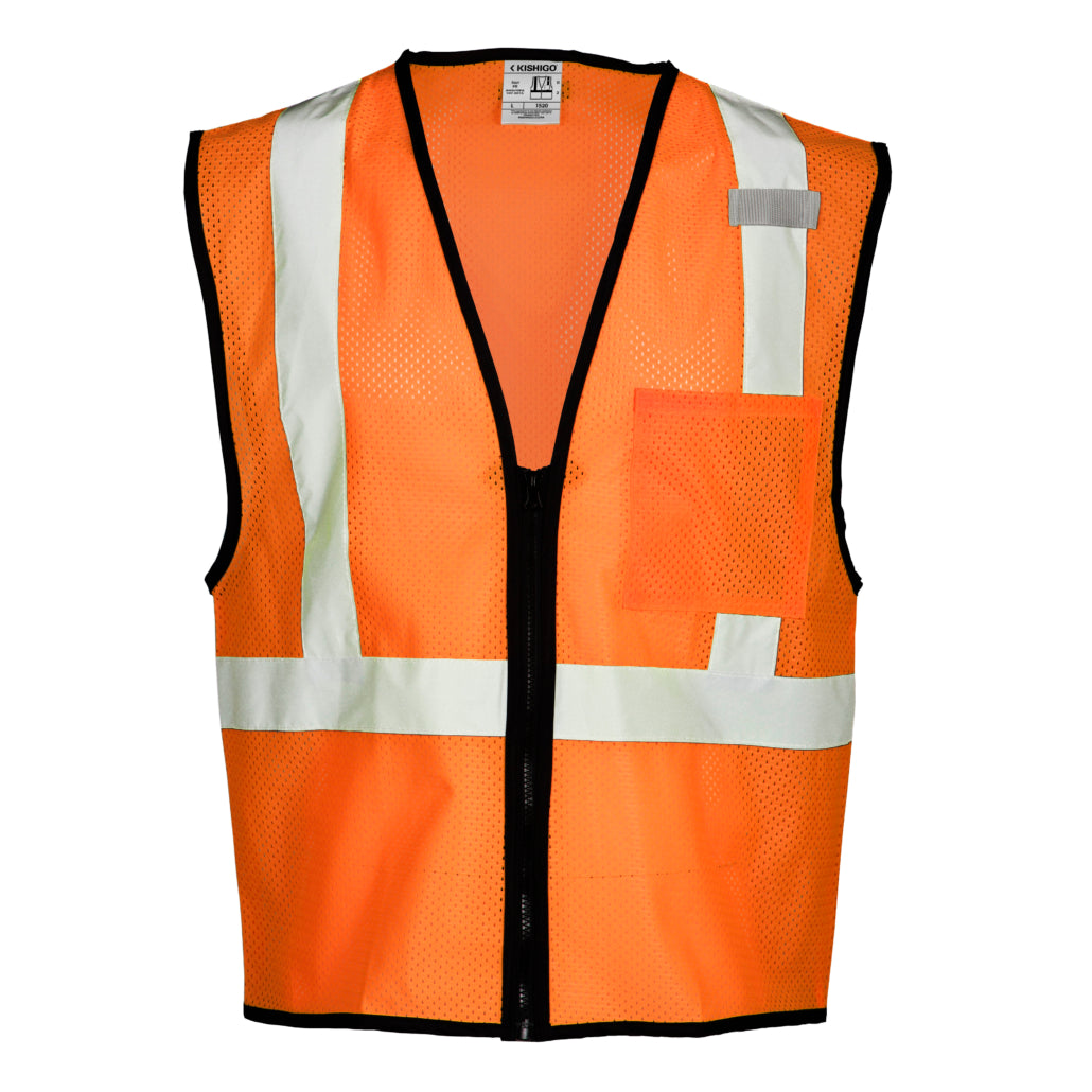 Kishigo Zipper Economy Series Class 2 Vest-eSafety Supplies, Inc