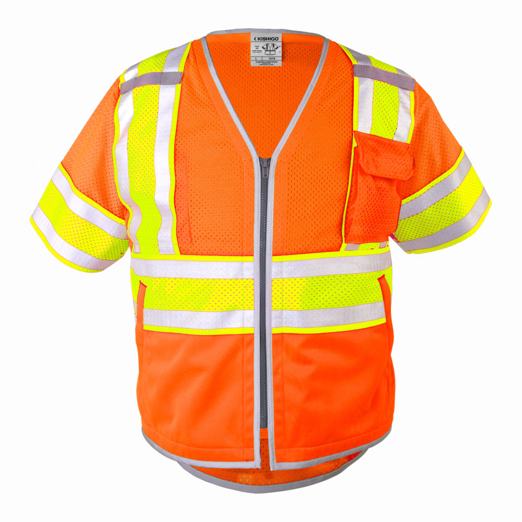 Premium Brilliant Series Ultimate Reflective Vest-eSafety Supplies, Inc