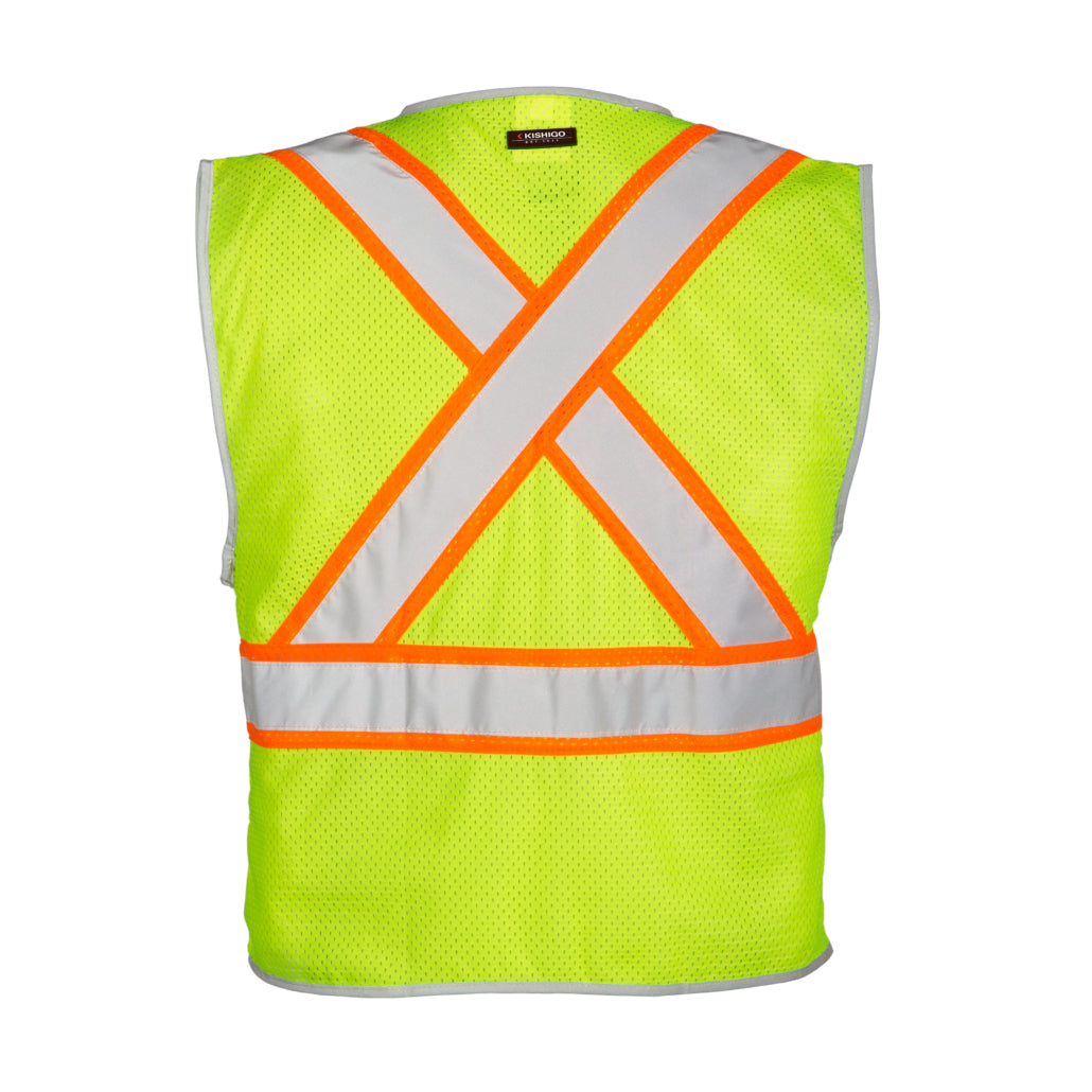 Premium Brilliant Series X Back Dual Compliant Vest-eSafety Supplies, Inc