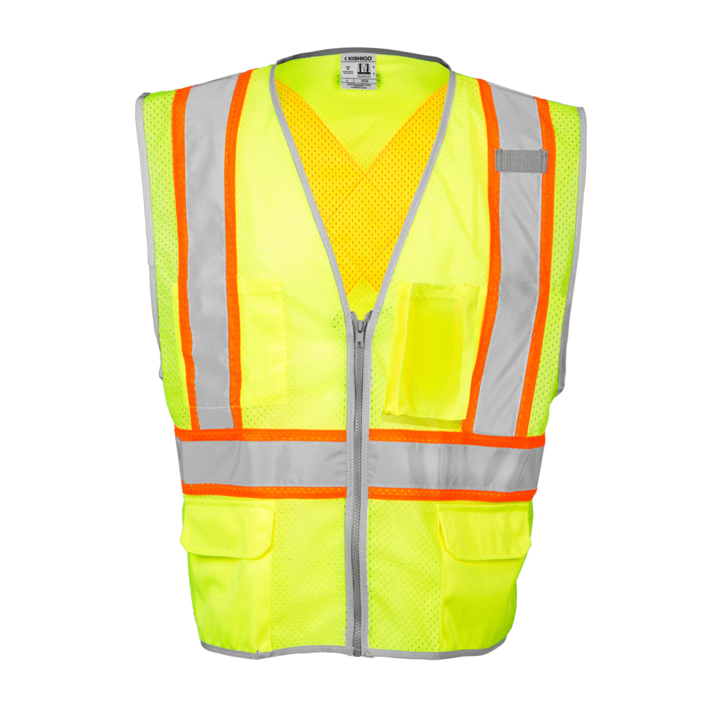 Premium Brilliant Series X Back Dual Compliant Vest-eSafety Supplies, Inc