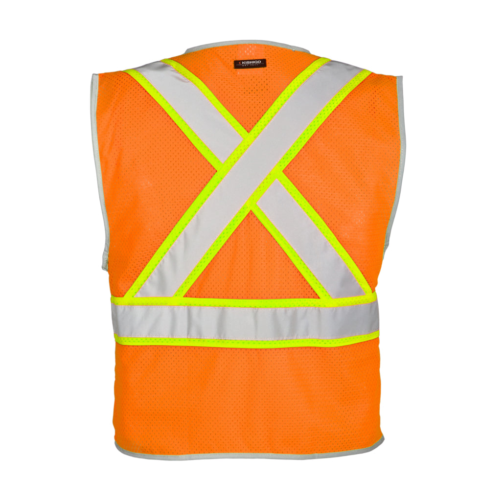 Premium Brilliant Series X Back Dual Compliant Vest-eSafety Supplies, Inc