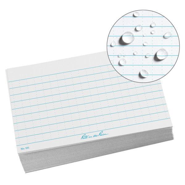 3 X 5 Index Cards - White - 100 Pack-eSafety Supplies, Inc