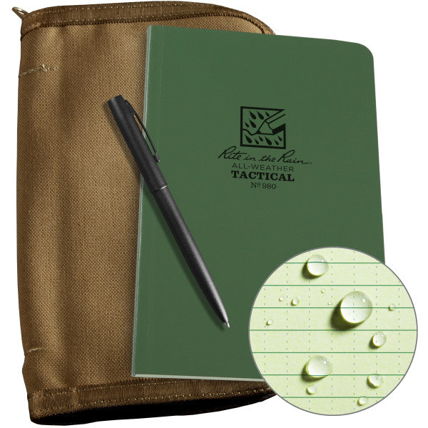 Field Book Kit - Green Book / Tan Cover-eSafety Supplies, Inc