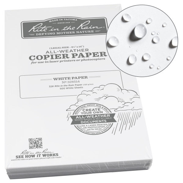 Copier Paper - 32# Ledger - White - 8.5 X 14 - 500 Sheets-eSafety Supplies, Inc