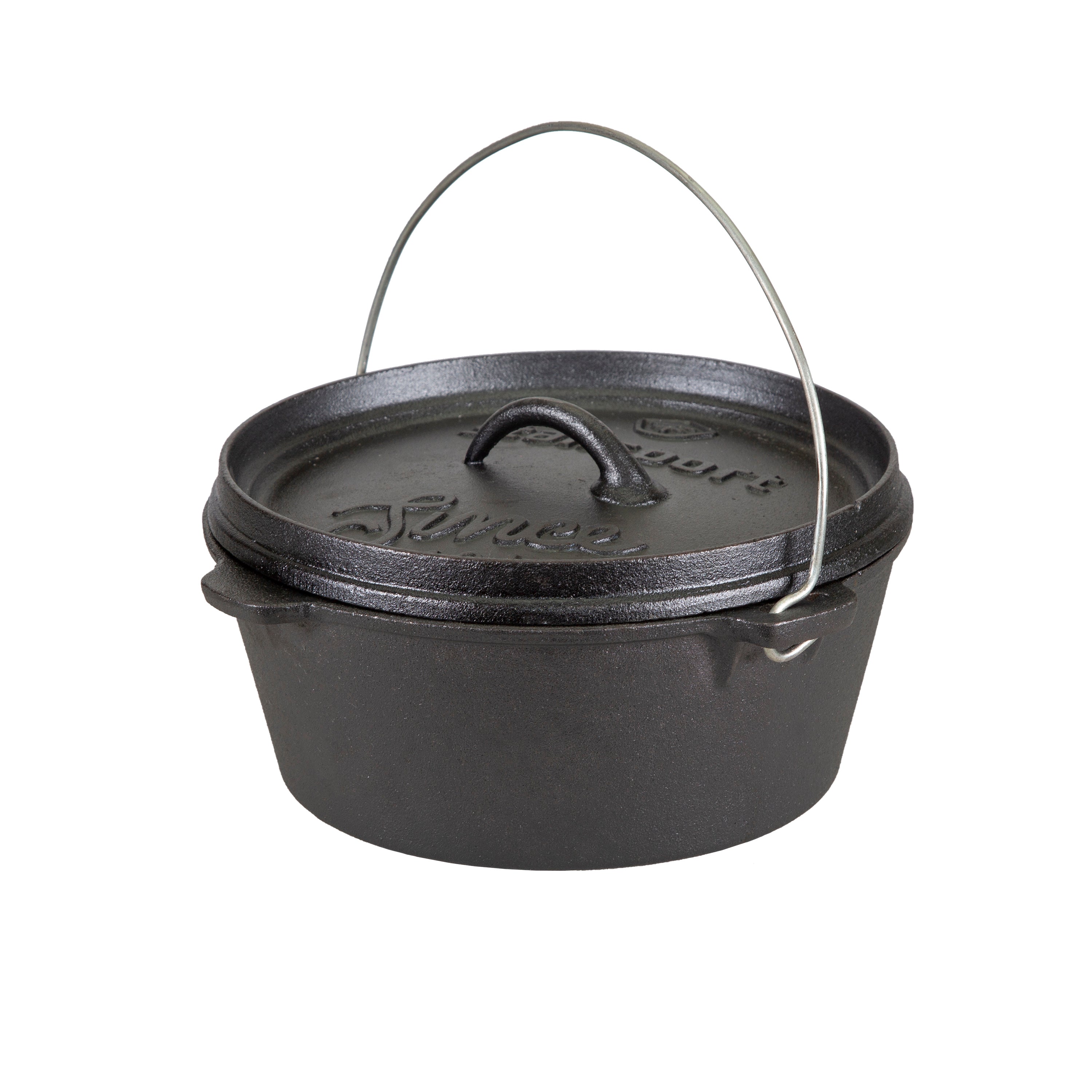 Pre-Seasoned Cast Iron Dutch Oven - 4 Qt - Without Legs-eSafety Supplies, Inc