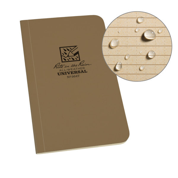 Field Flex Memo Book - Universal - Tan-eSafety Supplies, Inc